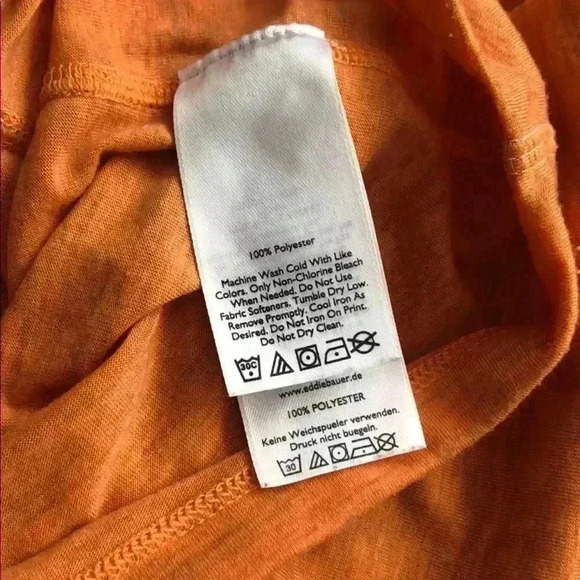 🌼4/$30🌼eddie Bauer | Orange free dry t-shirt - Picture 9 of 9